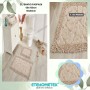 ÇAPA HOME PAMUK 2'Lİ BANYO PASPASI YAPRAK DESEN BEJ 8696474231912